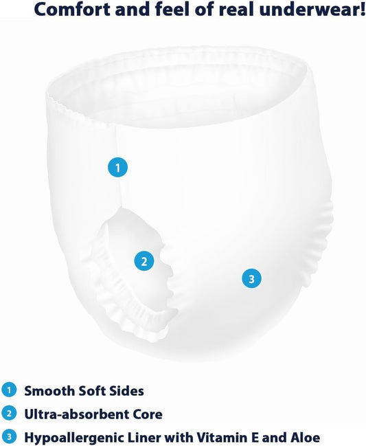 Sleepovers Youth Pants, Large/X-Large, 12 Count